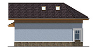 Проект кирпичного дома 41-96 фасад