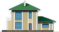 Проект кирпичного дома 42-22 фасад