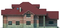 Проект кирпичного дома 36-97 фасад