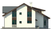 Проект кирпичного дома 37-87 фасад