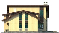 Проект кирпичного дома 37-91 фасад