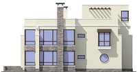 Проект кирпичного дома 38-10 фасад