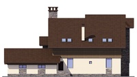 Проект кирпичного дома 38-60 фасад