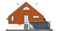 Проект кирпичного дома 39-30 фасад