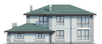 Проект кирпичного дома 39-46 фасад