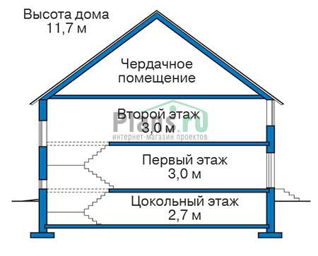 Проект кирпичного дома 39-62 план