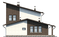 Проект кирпичного дома 39-79 фасад