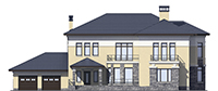  Проект кирпичного дома 39-91 фасад