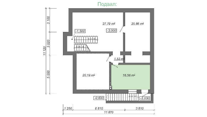Проект дома 4m712 план