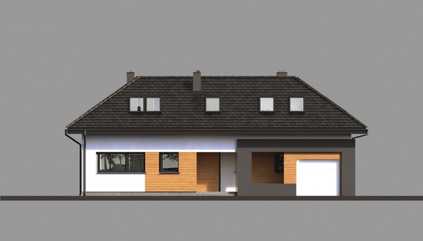 Проект дома 4m716 фасад