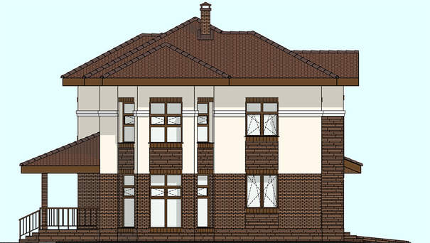 Проект дома 4m593 фасад