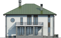 Проект кирпичного дома 40-46 фасад