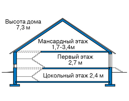 Проект кирпичного дома 41-31 план
