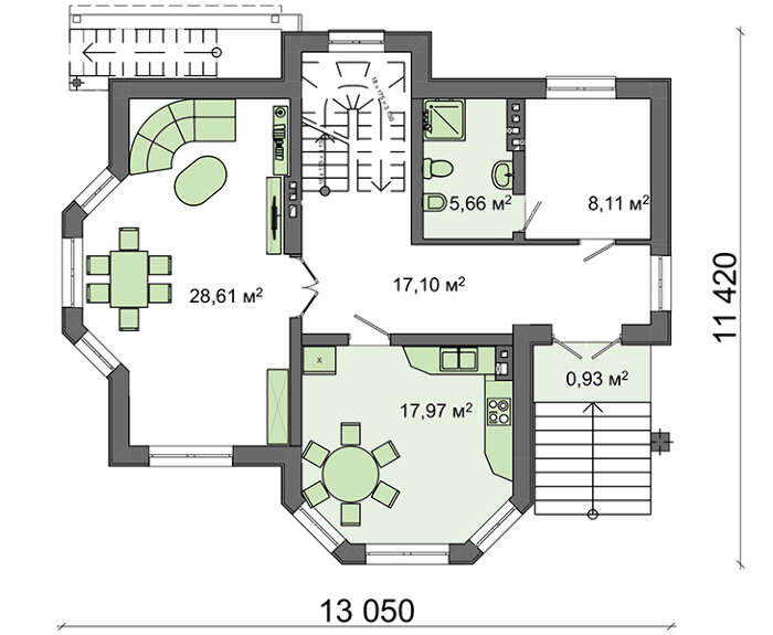 Проект дома 4m649 план