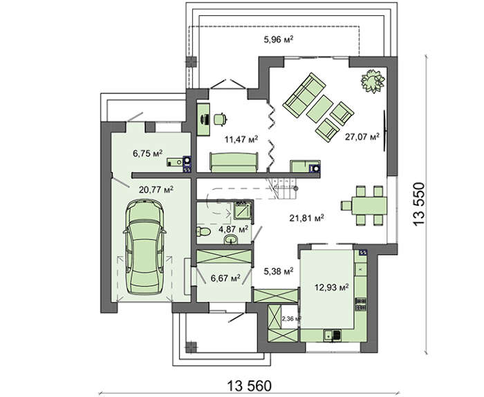 Проект дома 4m633 план