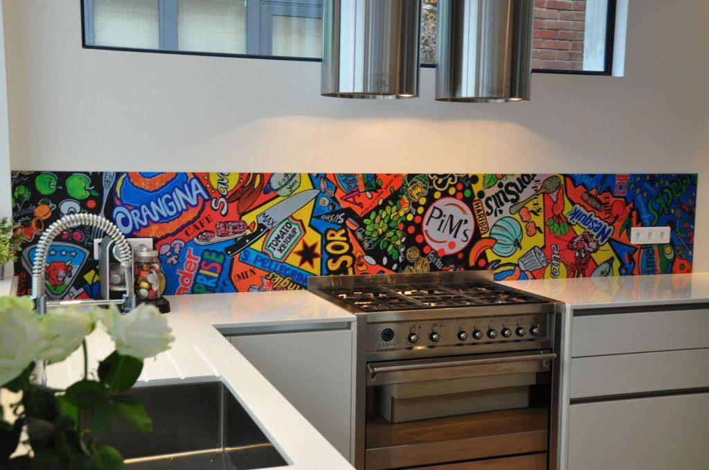 Граффити на кухне