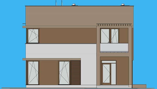 Проект дома 4m1471 фасад