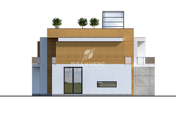 Проект дома Планнерс 118-362-2Г фасад