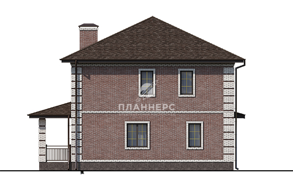 Проект дома Планнерс 106-188-2  фасад
