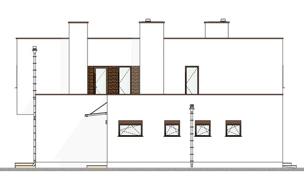 Проект дома 4m545 фасад