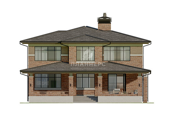 Проект дома Планнерс 241-368-2П фасад