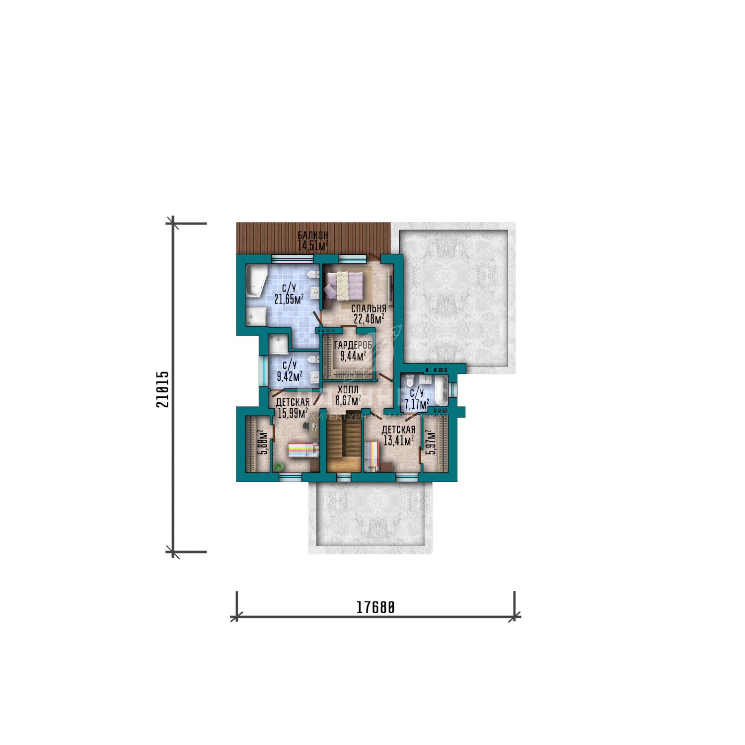 Проект дома Планнерс 279-435-3П план