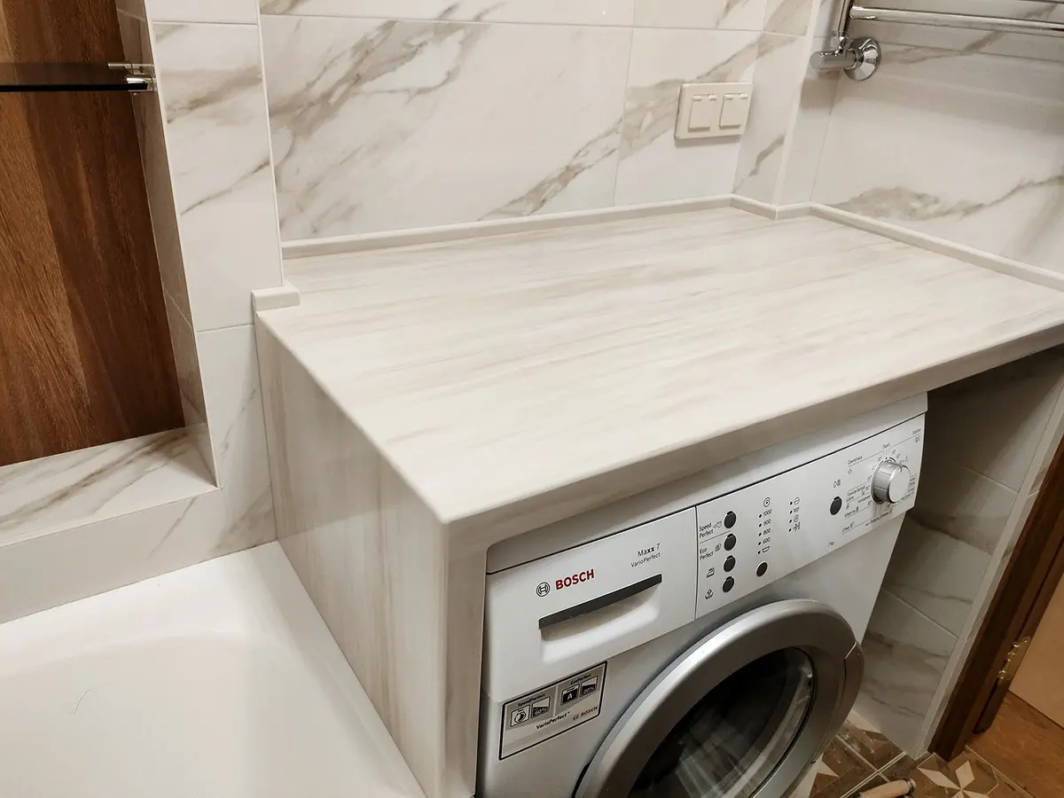 Столешница для ванной из искусственного камня Corian 1