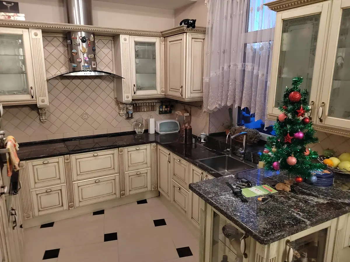 Столешница из гранита Гранатовый амфиболит 1