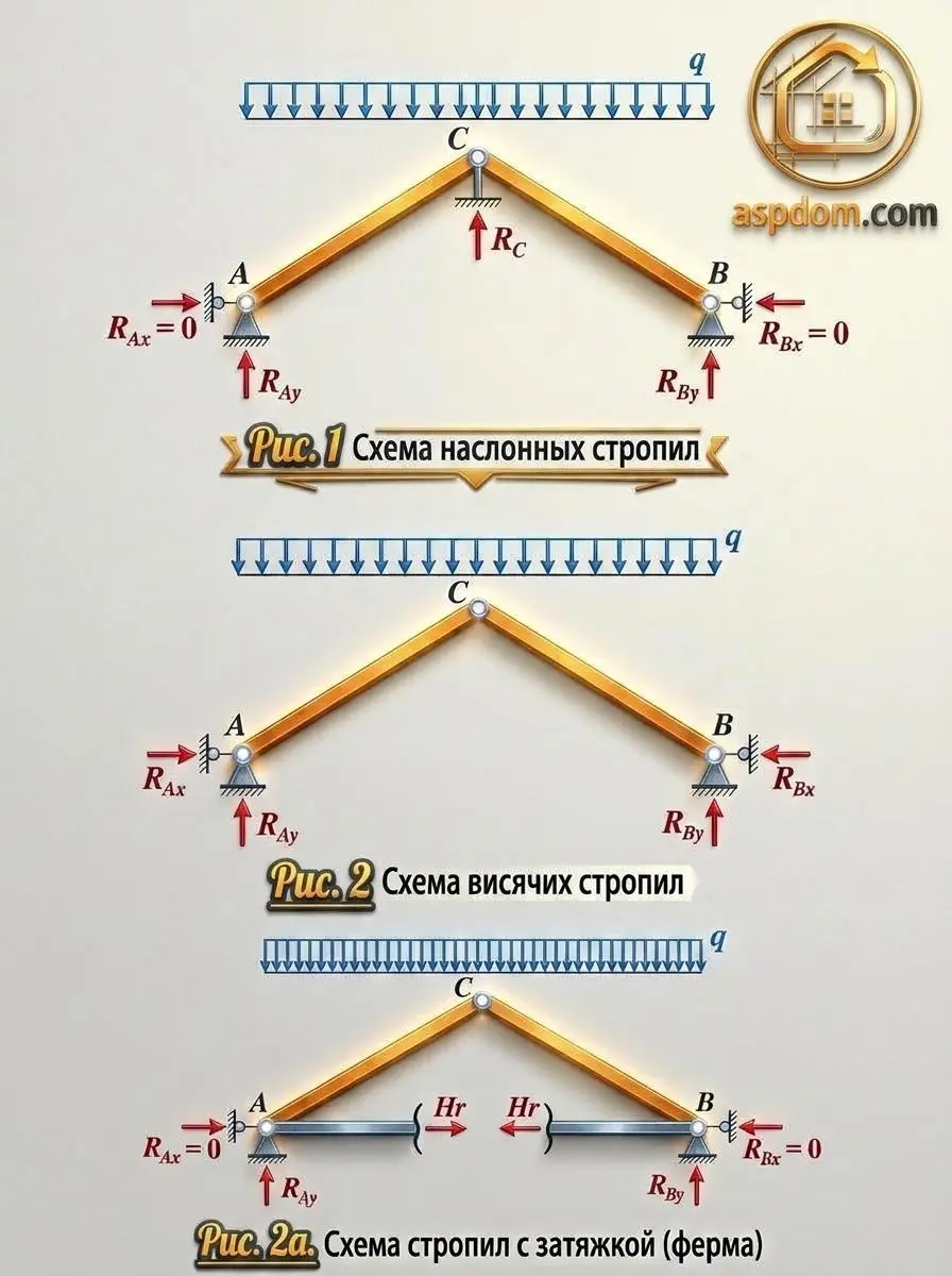 О стропильных системах. - Фото 1