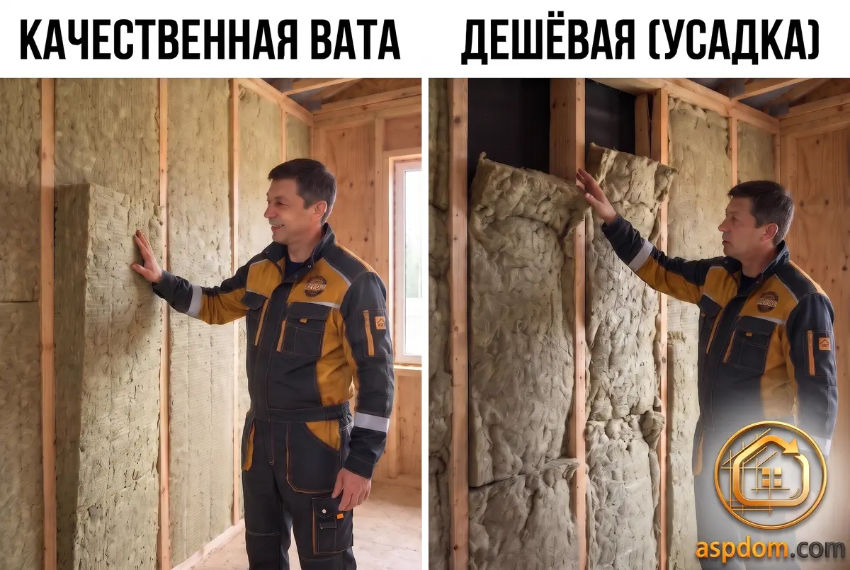 ? Каменная вата: не всё то золото, что «утепляет». Разбираемся, где прячется подвох дешёвых вариантов - Фото 1