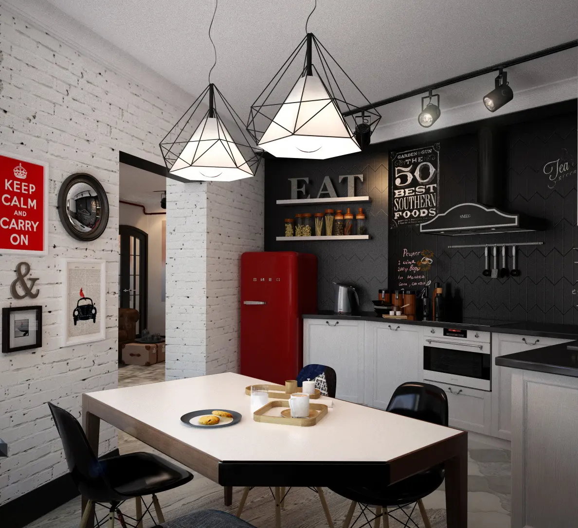 Частная квартира, 94 кв м "NY loft" 2