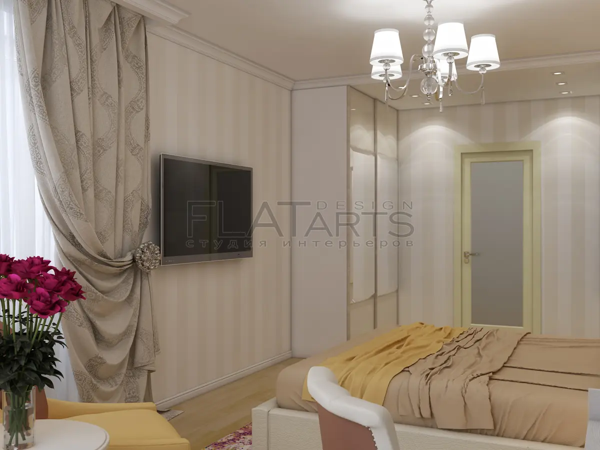 Дизайн квартиры неокласика с элементами эклектики 115кв.м.  2