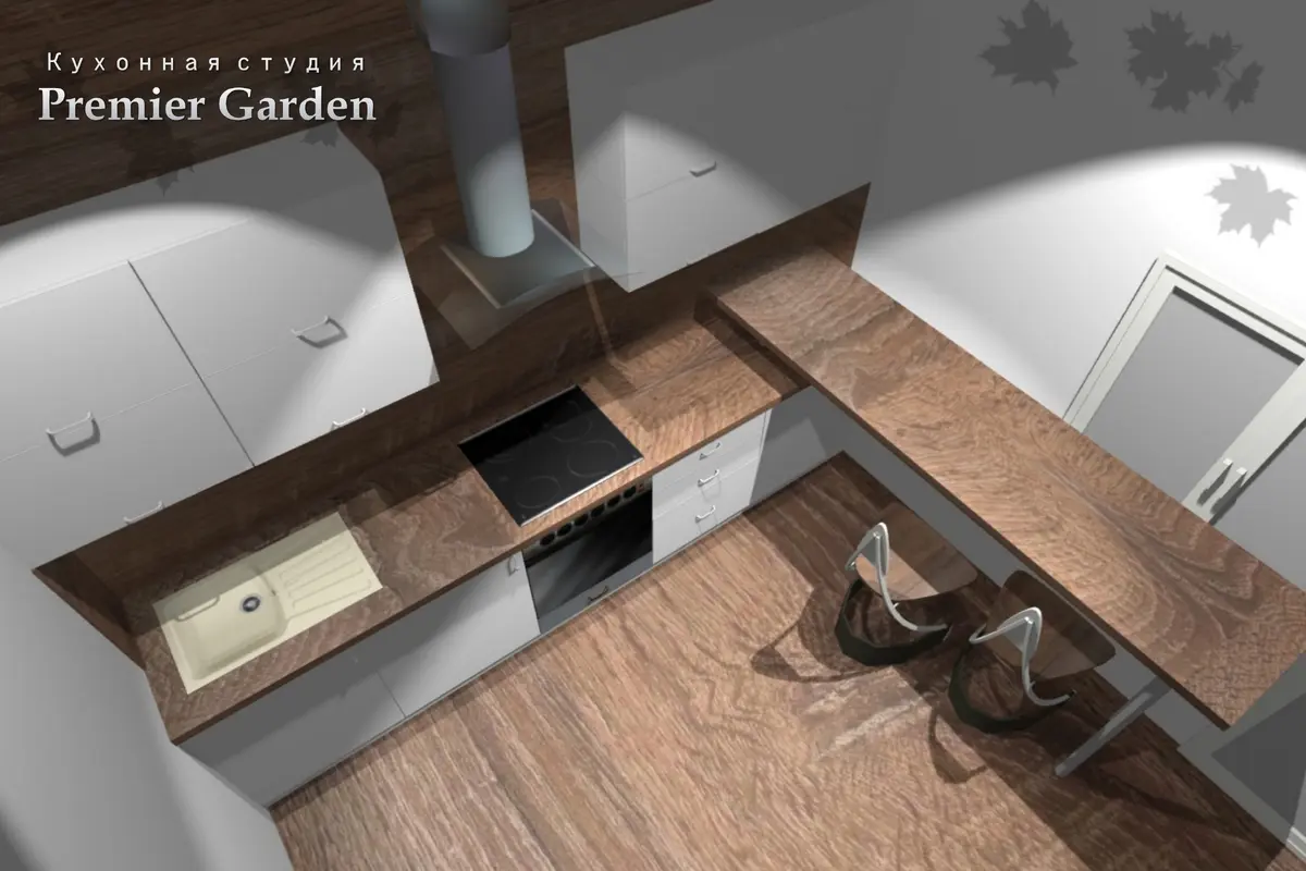 Кухня в стиле минимализм от Premier Garden 1