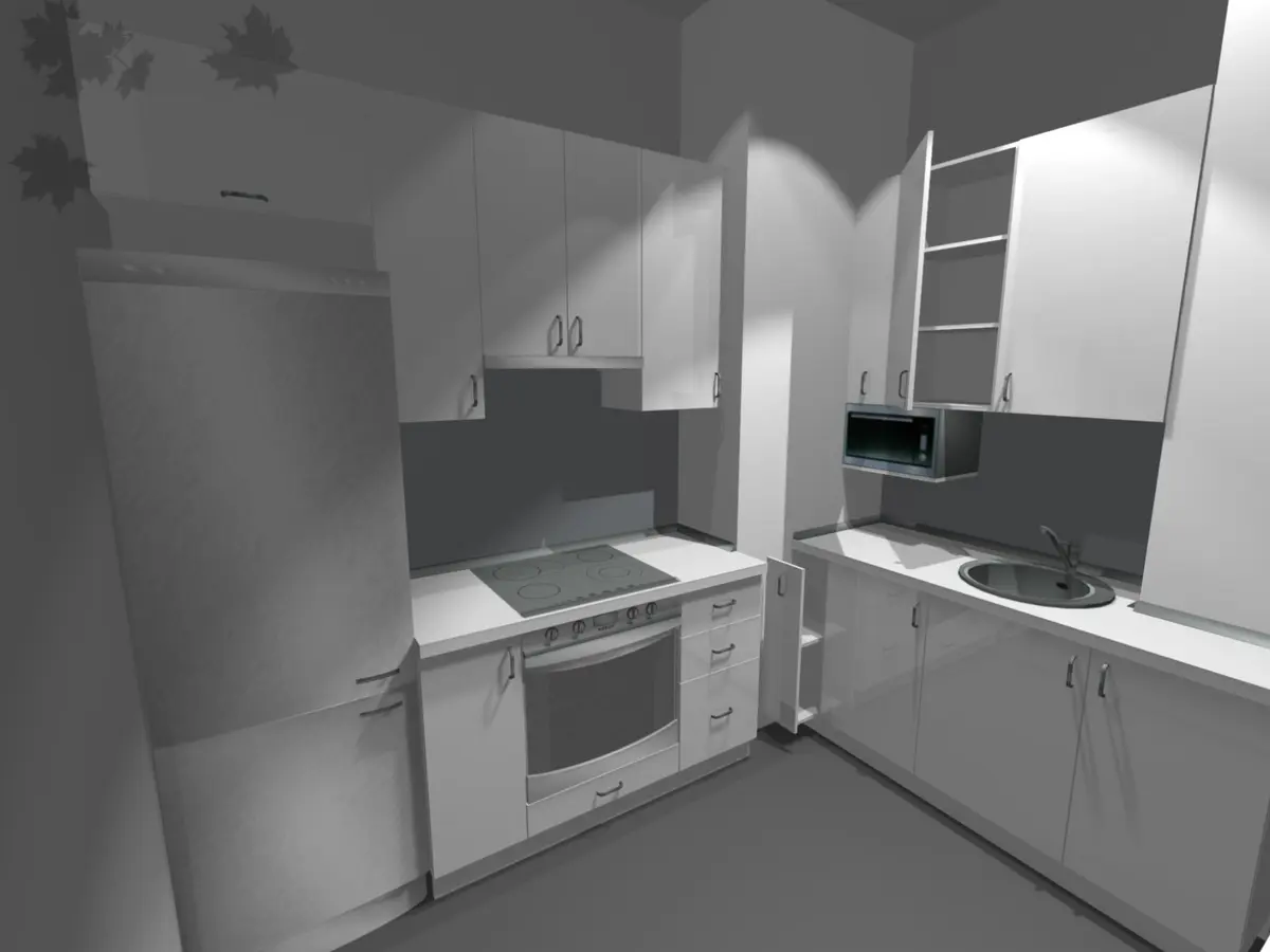 Кухня в студии от Premier Garden 6