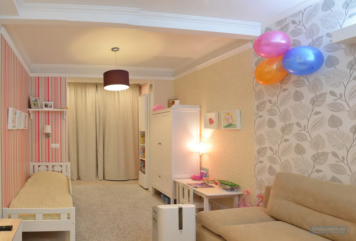 Гостиная-детская  17 кв. м 4
