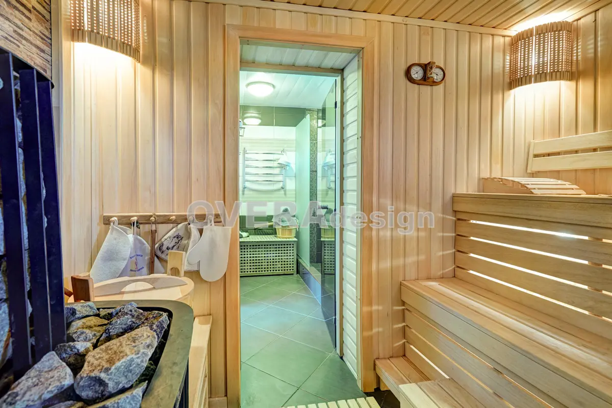 Дизайн интерьера бани 85 кв.м 2