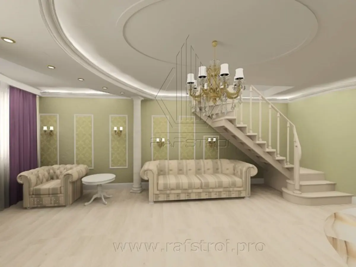 Дизайн квартиры в 2 уровня 6