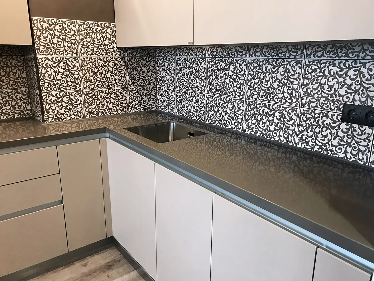 Кухонная столешница из искусственного камня Corian Sienna Brown 3