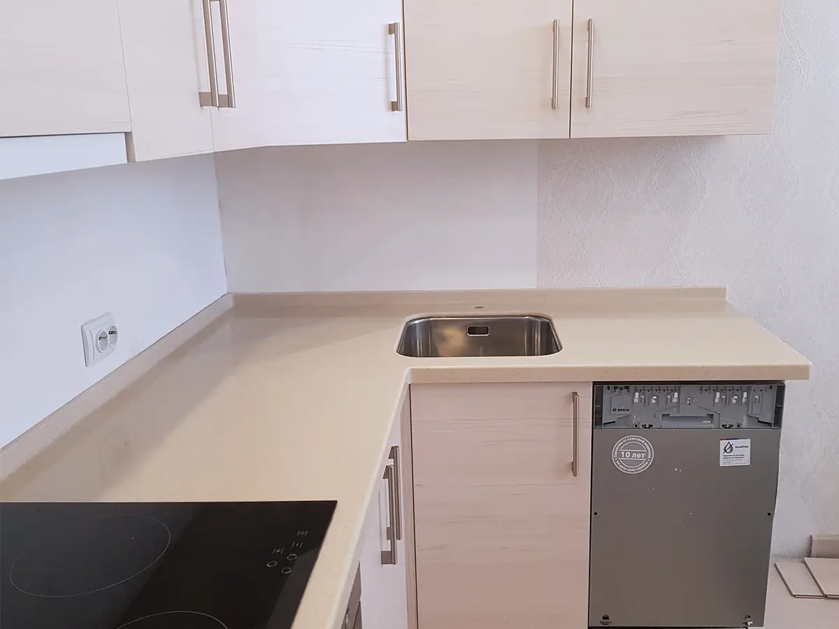 Кухонная столешница из искусственного камня Tristone S-102 Beige Sands  3