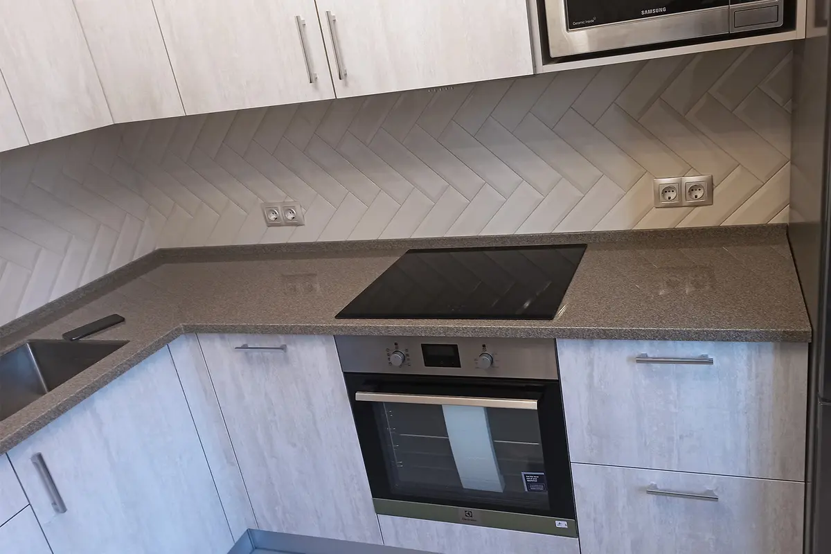 Столешница из искусственного камня Corian Matterhorn 4