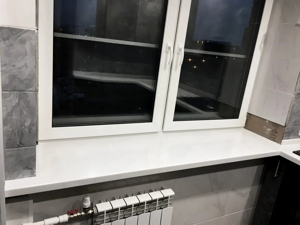 Подоконник-столешница из искусственного камня Corian 2