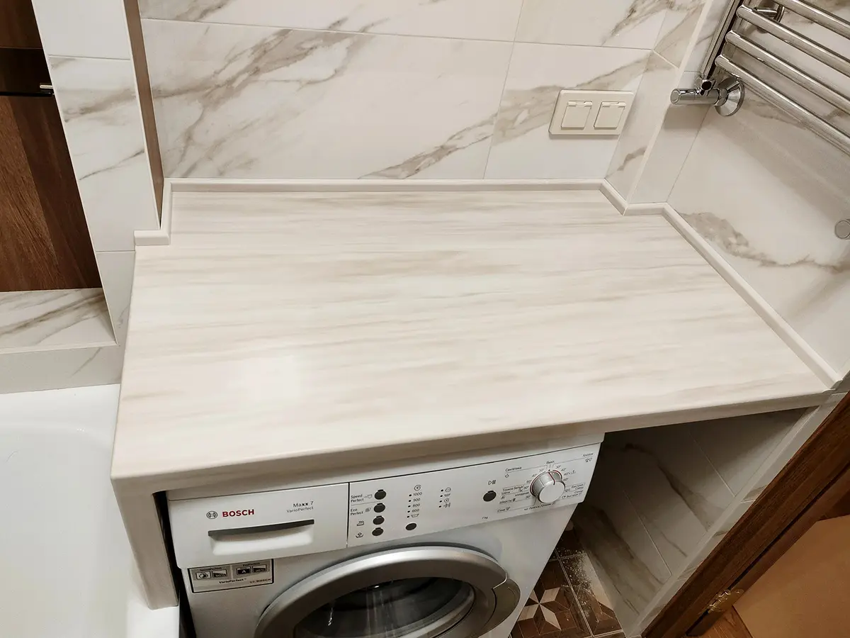 Столешница для ванной из искусственного камня Corian 2