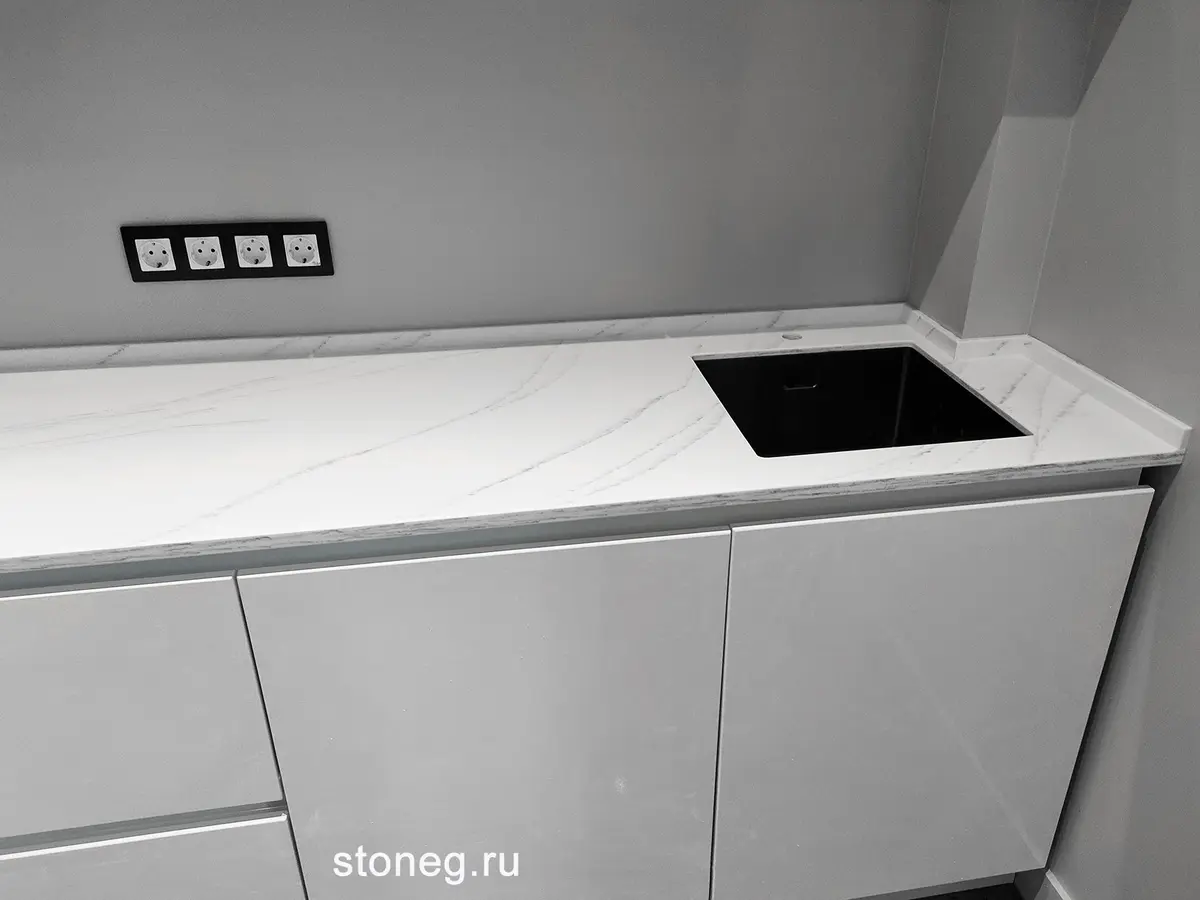 Мраморная столешница для кухни из камня Grandex 4