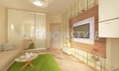 Зеленая лужайка