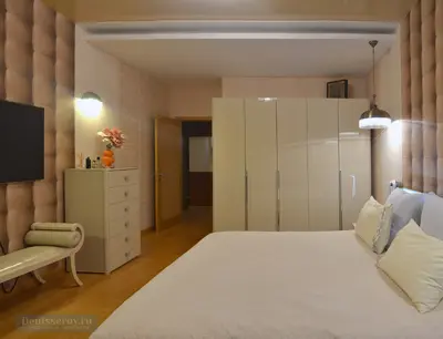 Спальня 20 кв. м в четырехкомнатной квартире