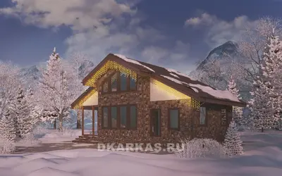 Силовой каркас дома КД-20