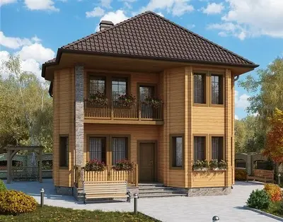 Дом из профилированного бруса 