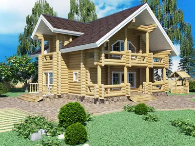 рубленый дом Эверест