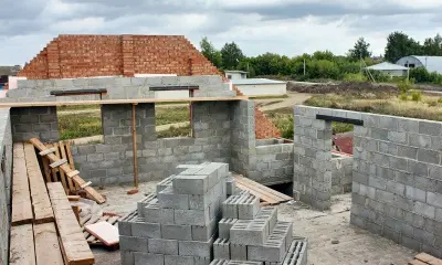 Строительство стен из керамзитобетона
