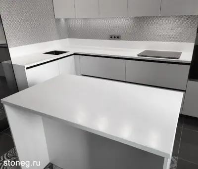 Кухонный остров и столешница из камня Grandex